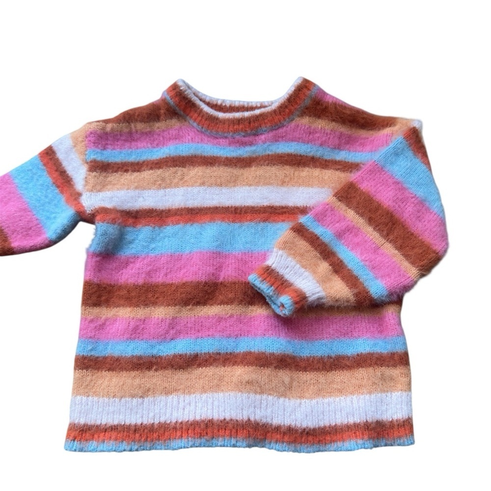 Old Navy 2T Striped Multicolor Sweater - Picture 2 of 8